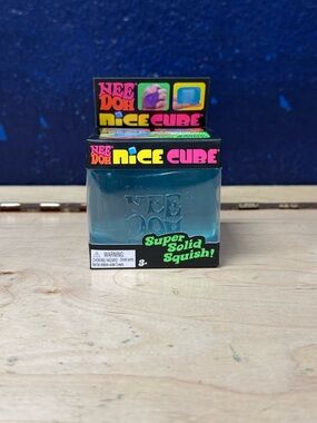 Nice Cube Blue Super Solid Squish Toy